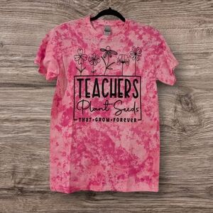 Pink teacher shirt